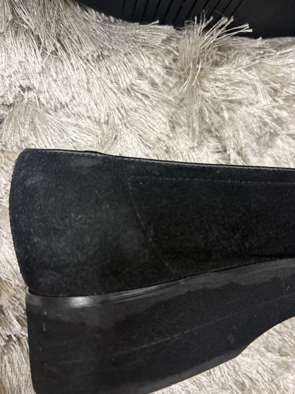 Salvatore Ferragamo Black Suede Women's Loafers sz 7.5 - Picture 7 of 7